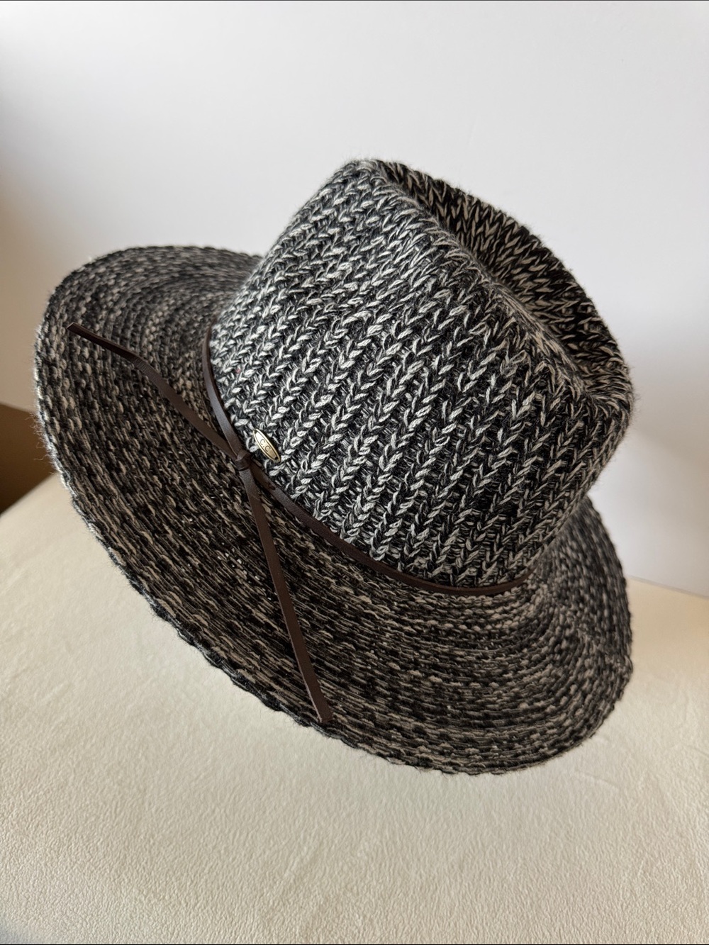 C.C knit fedora hat